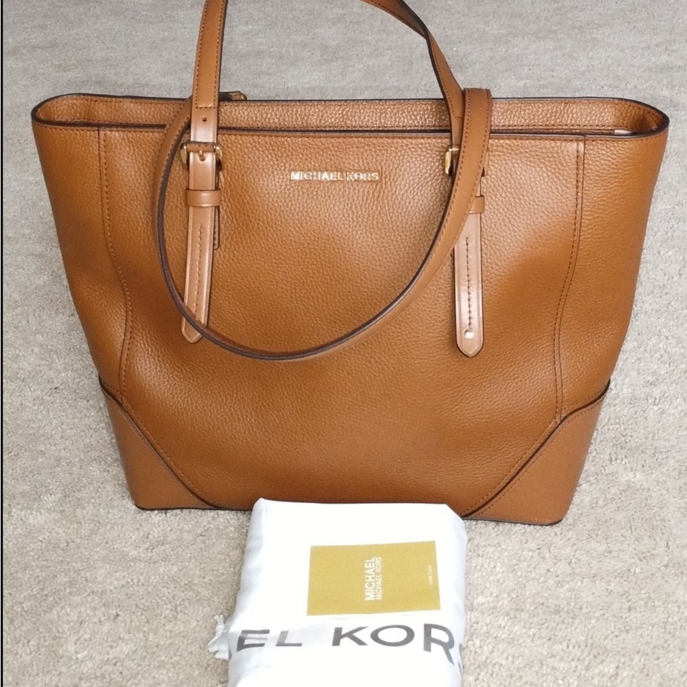 Michael Kors Brown Leather Tote